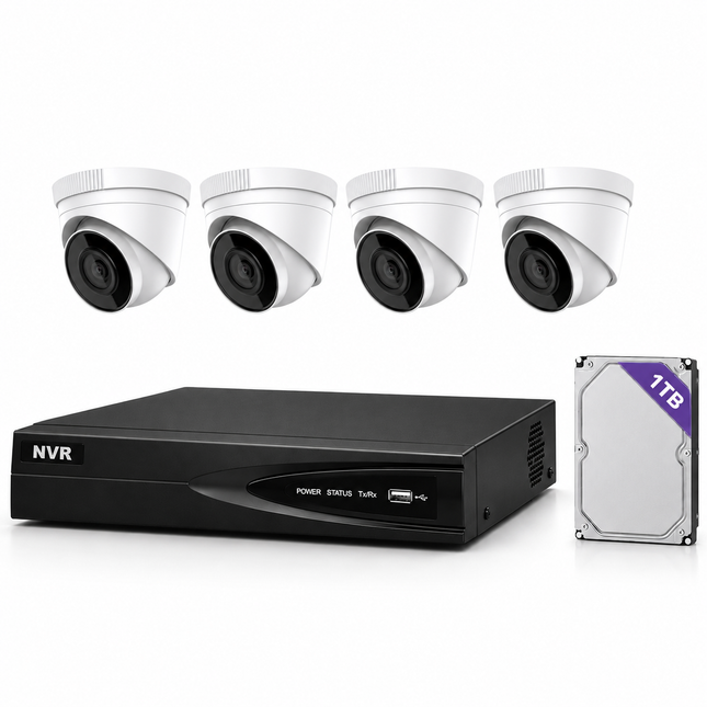 8CH NVR608-Q1 4MP Waterproof Security Camera System