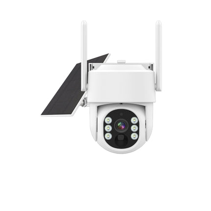 Solar Powered 4G LTE Cellular Built-in Battery Camera With Solar Panel,FHD Live Video VSIM Technology,With Spotlight Alarm, Motion Detection,PIR Mode, Color Night Vision, Two-way Audio, No WiFi Needed,Suitable For USA