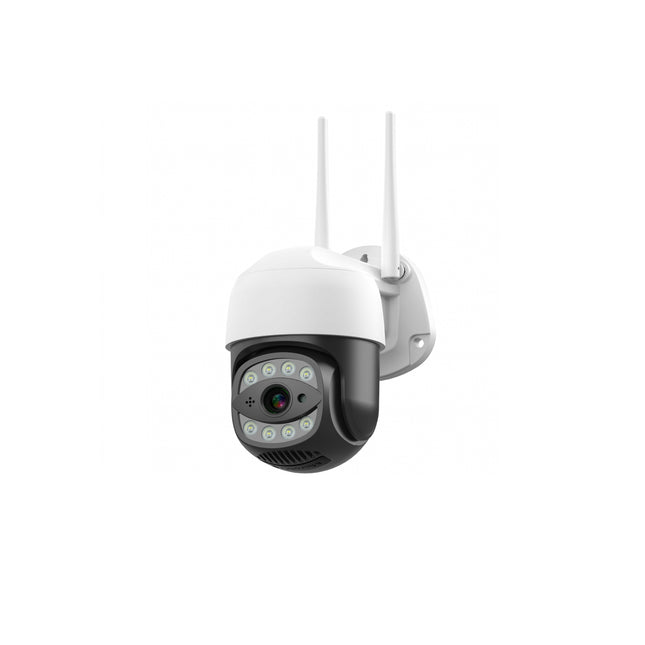 Secueye 4MP Cellular Camera 3G/4G vSIM Pan/Tilt/Zoom Automatic Tracking Color Night Vision Human Detection IP65 Waterproof TF Card Recording