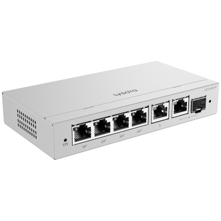 Lysora LCS-4GS-P 4-Port Cloud Managed PoE Switch